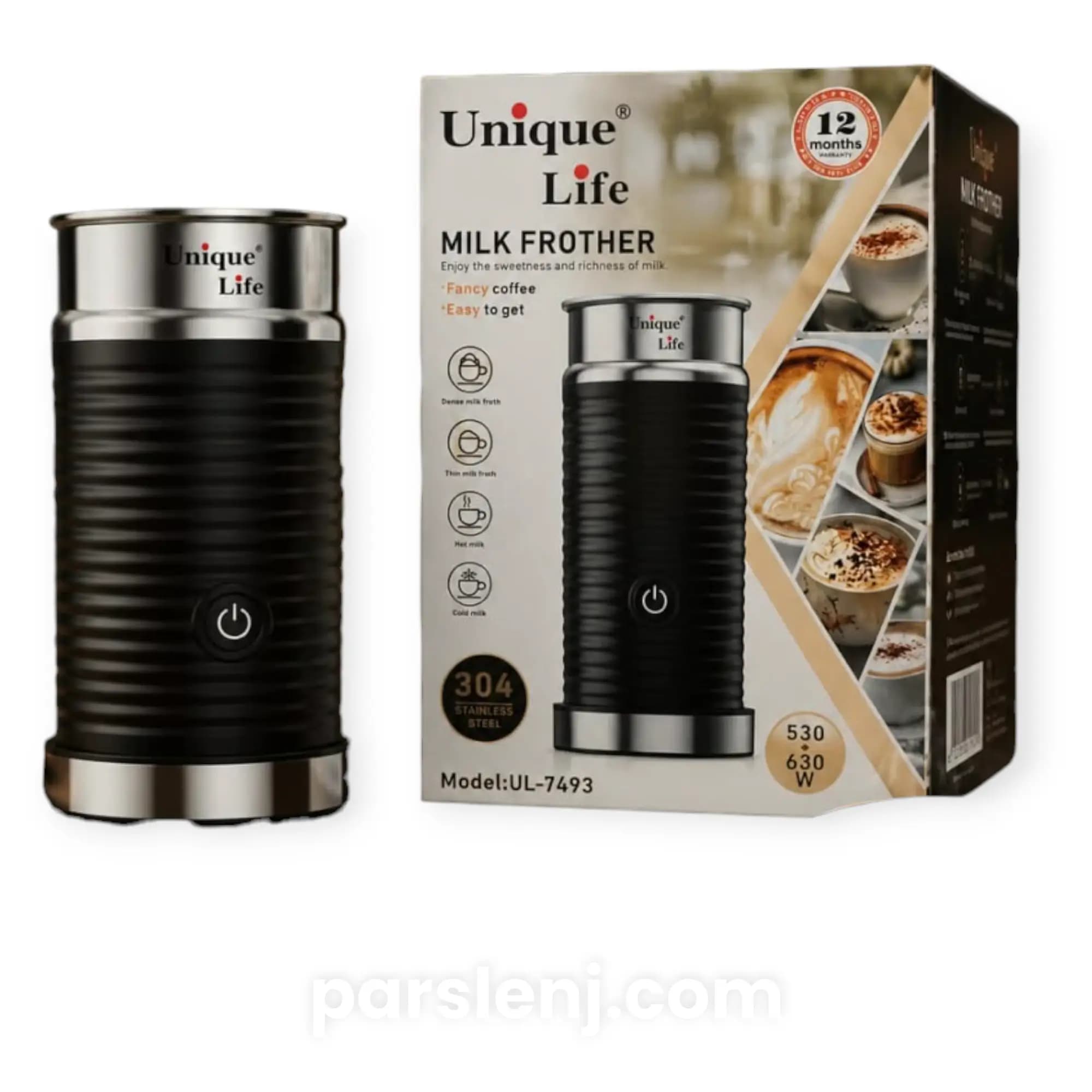 فوم ساز برقی یونیک لایف (Unique life) مدل Ul-7493 — تصویر ۵