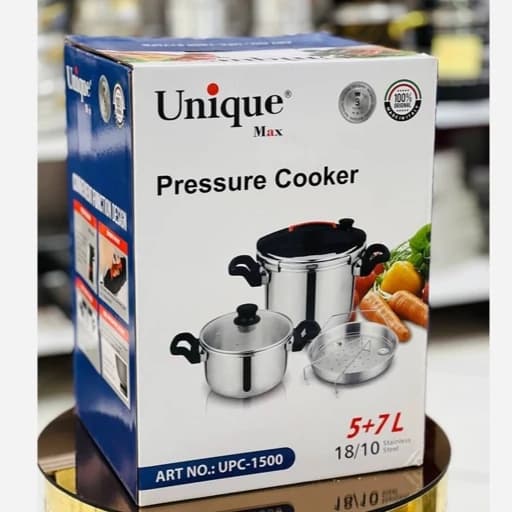 زودپز دوقلوی یونیک مکس 5 و 7 لیتری مدل UPC-1500 — تصویر ۵