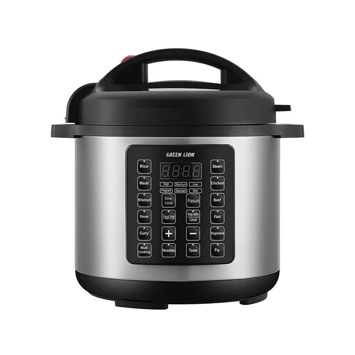 زودپز برقی 6 لیتری گرین لاین مدل Green lion GNEPCOKR6L electric cooker 6L — تصویر ۶