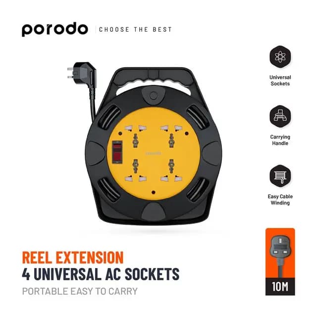 حلقه کابل افزایش طول 10متری پرودو مدل Porodo 4ACEC10M extension cable 10M — تصویر ۸
