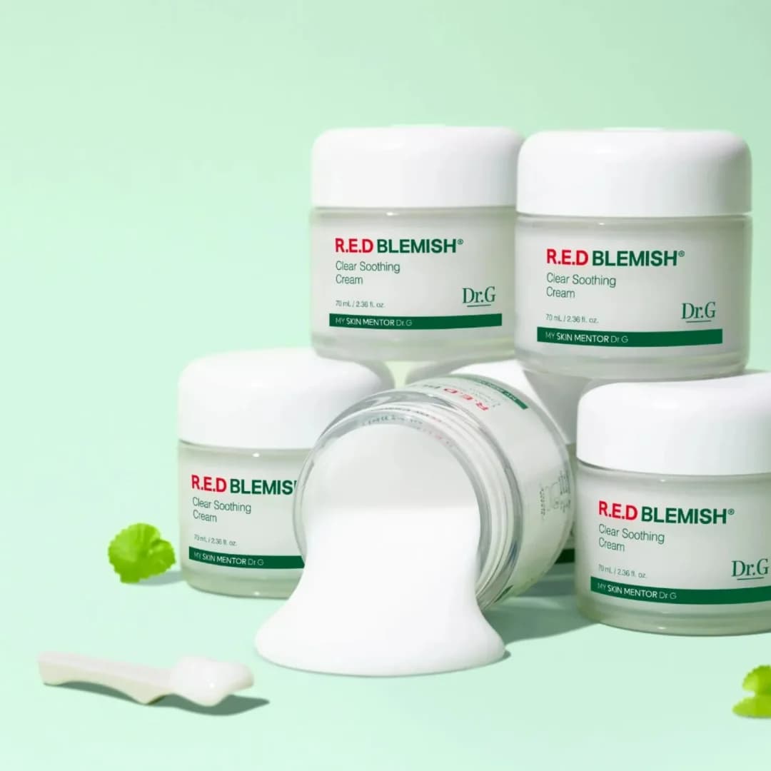کرم آبرسان رد بلمیش دکتر جی Dr.G Red Blemish Cream حجم 70 میل — تصویر ۵