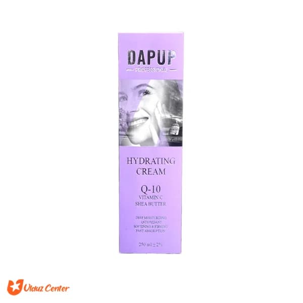 کرم مرطوب کننده Dapup حاوی شی باتر و ویتامین C و Q10 حجم 250 میل