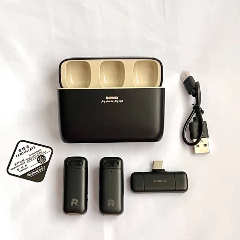 ست میکروفن بی سیم ریمکس مدل K15 — تصویر ۵