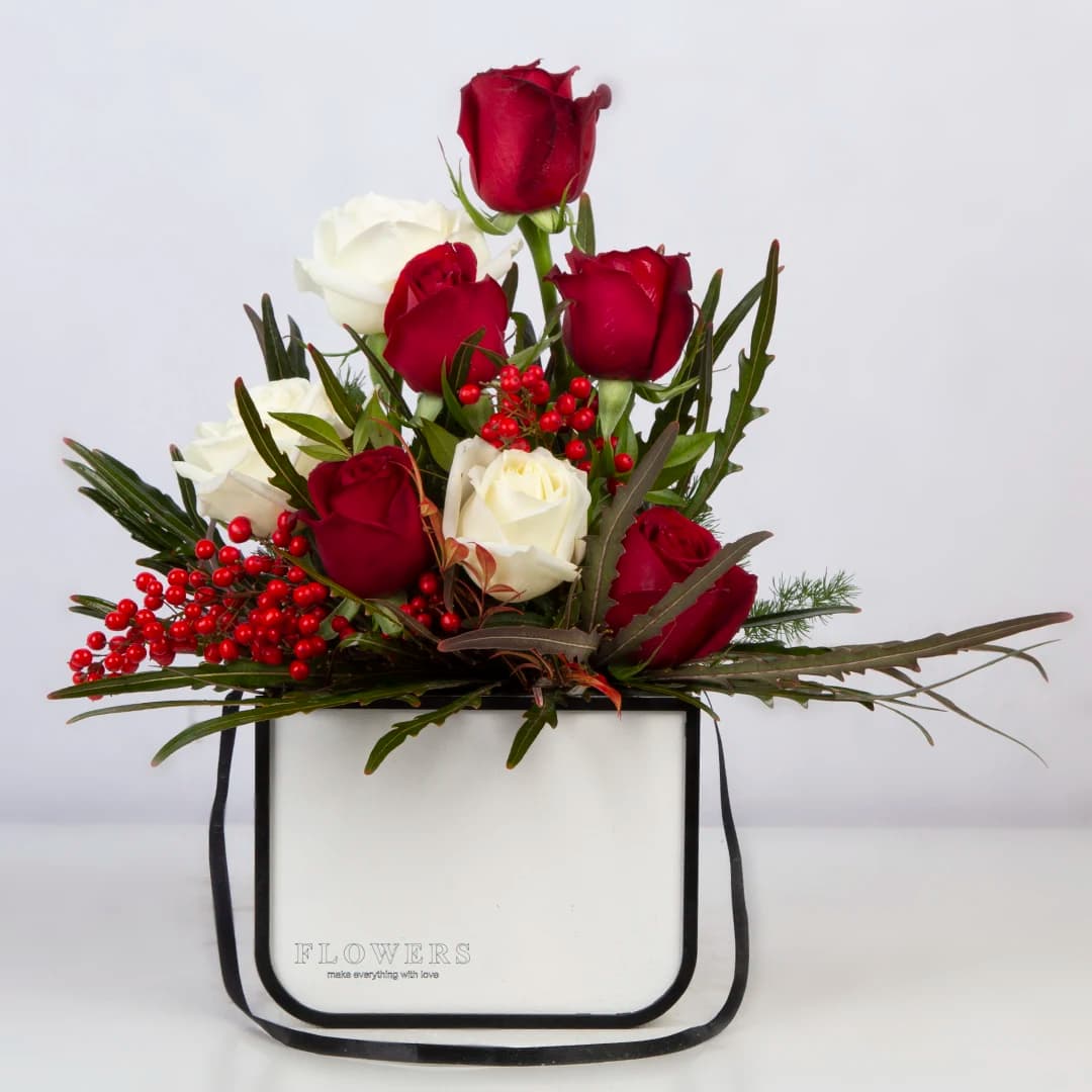 باکس گل رز هلندی کد 3020