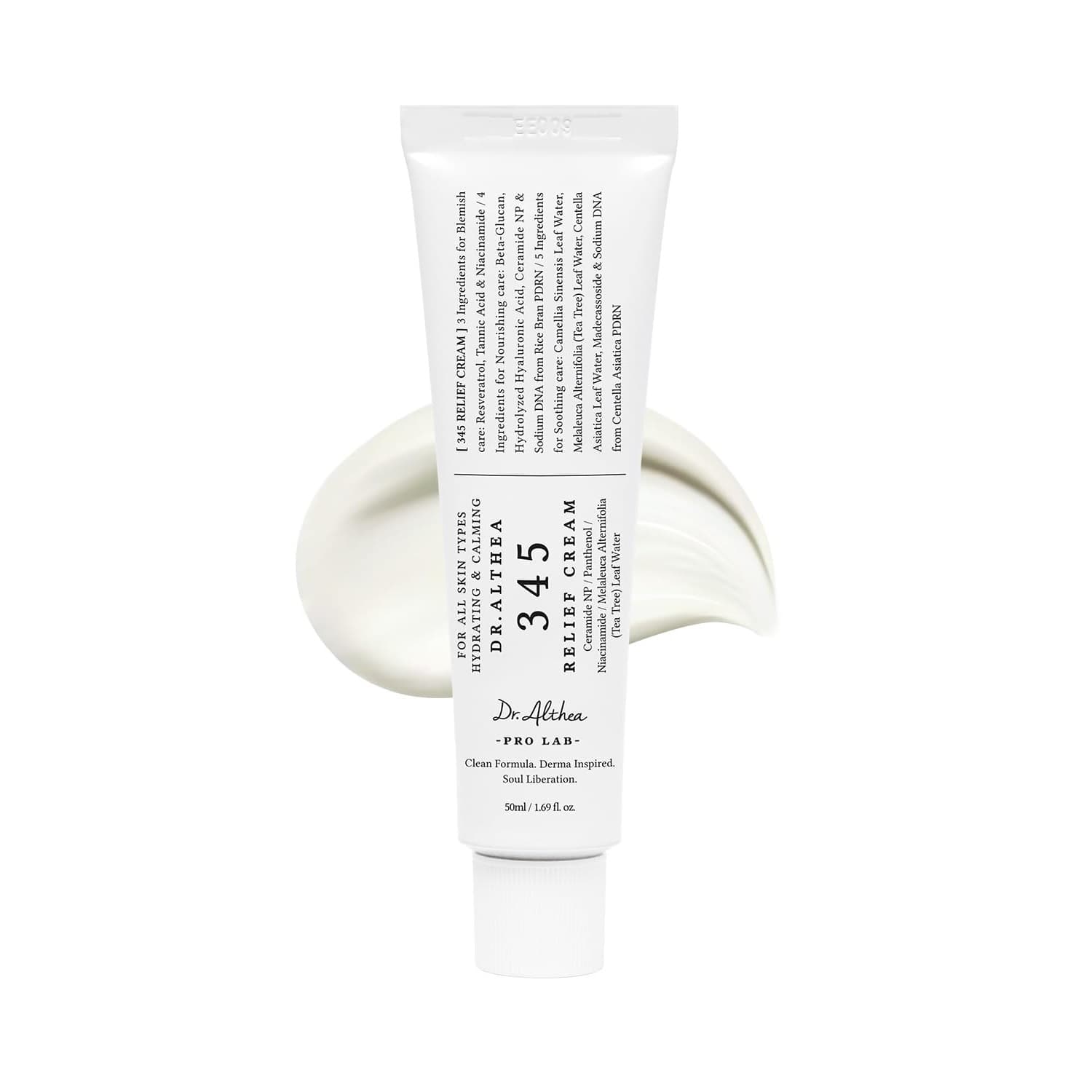 کرم ترمیمکننده و ضدجوش دکتر آلتیا مدل 345 Relief Cream مناسب پوست چرب حجم 50 میلیلیتر