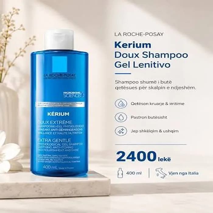 شامپو ژلی لاروش پوزای مدل Kerium — تصویر ۹