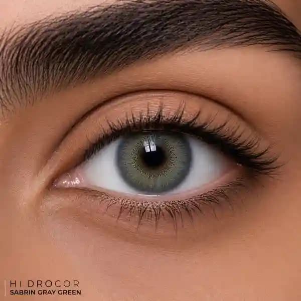 لنز چشم مدل صابرین گری گرین هیدروکر HIDROCOR — تصویر ۳