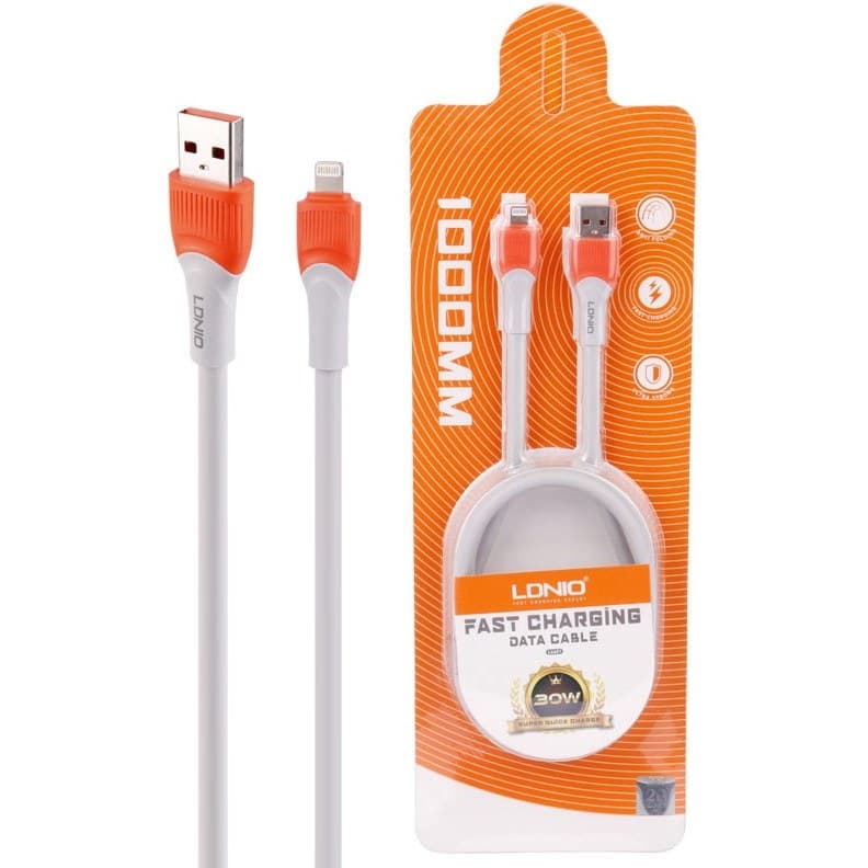 کابل آیفونی فست شارژ Ldnio LS601 30W 1m — تصویر ۲