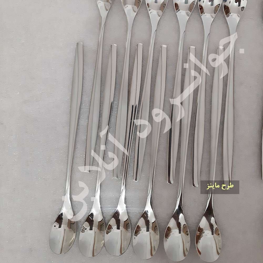 سرویس قاشق چنگال ماینز یونیک ۱۴۴ پارچه بدون جعبه 3 میل — تصویر ۴
