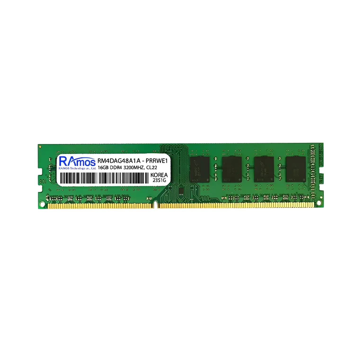 رم کامپیوتر راموس RAMOS 16GB DDR4 3200MHz (استوک – تست شده) — تصویر ۴