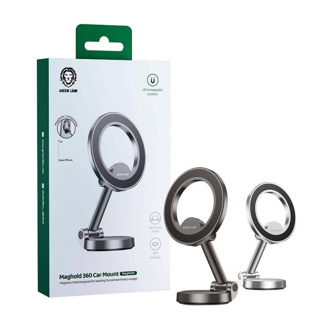 نگهدارنده گوشی موبایل گرین لاین مدل Maghold 360 Car Mount — تصویر ۴