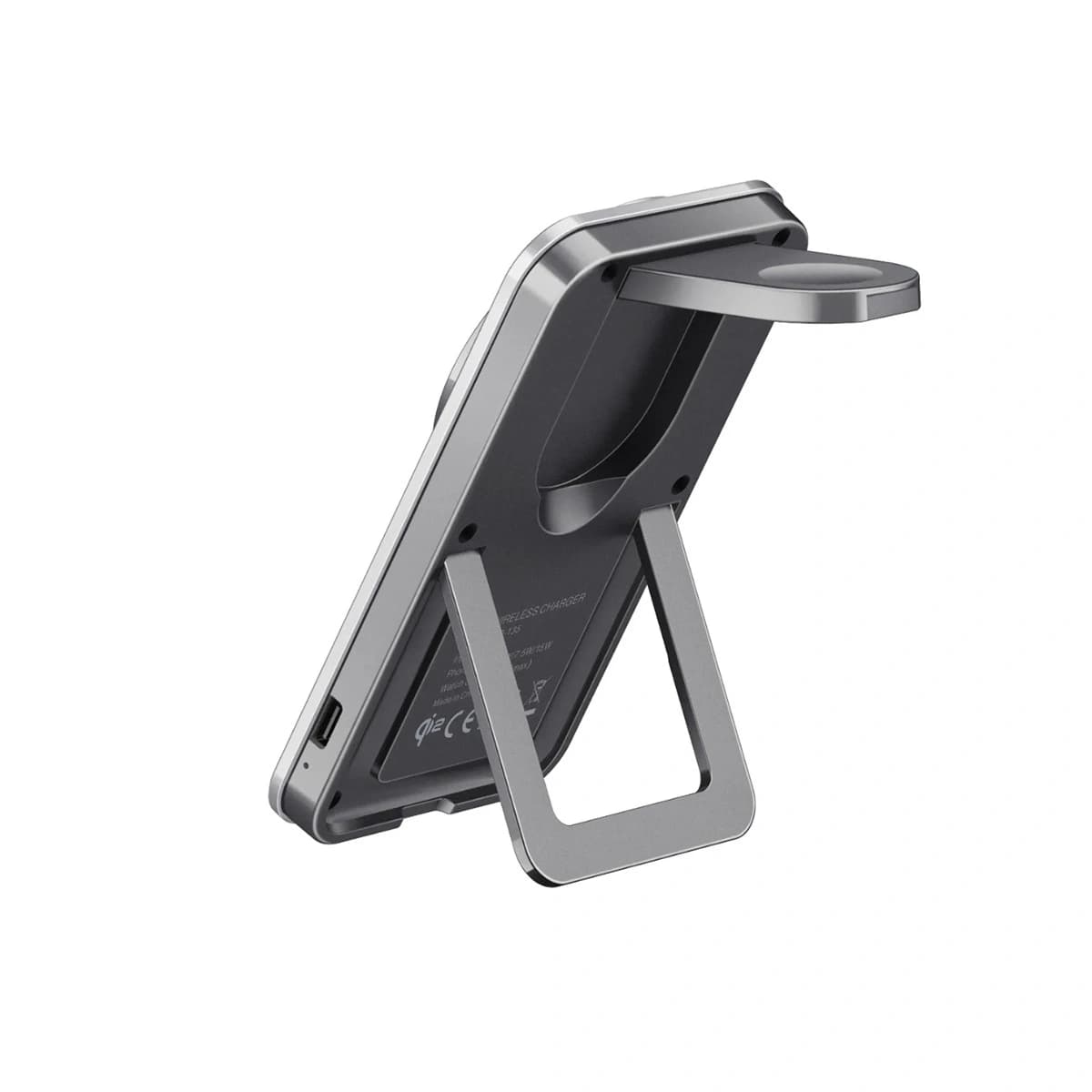 شارژر وایرلس و استند تاشو Magstand Duo گرین لاین — تصویر ۳