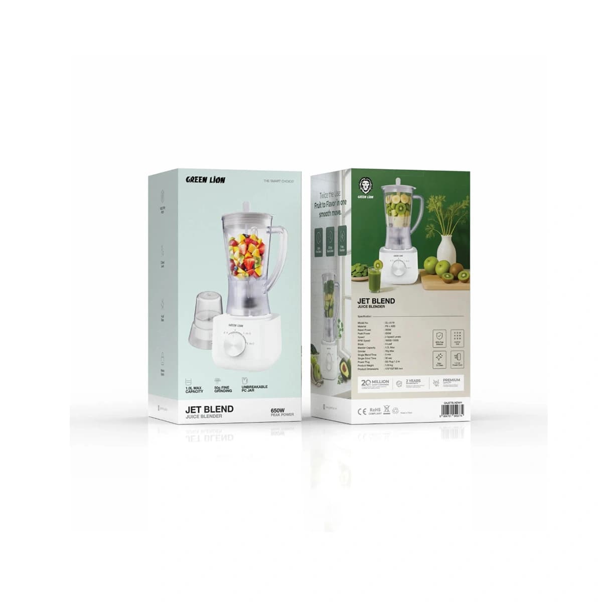 مخلوطکن و آسیاب Jet Blend توان ۶۵۰ وات گرین لاین — تصویر ۷