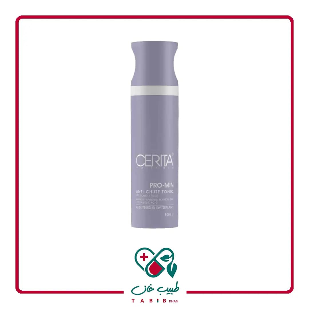 تونیک ضد ریزش پرومین سریتا 50 میلی لیتر/Cerita Pro_Min Tonic Anti Chute For All Hair 50 ml — تصویر ۳