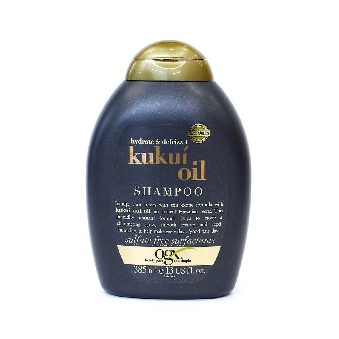 شامپو مو او جی ایکس روغن فندق آبرسان و ضدوز OGX Kukui Oil — تصویر ۸