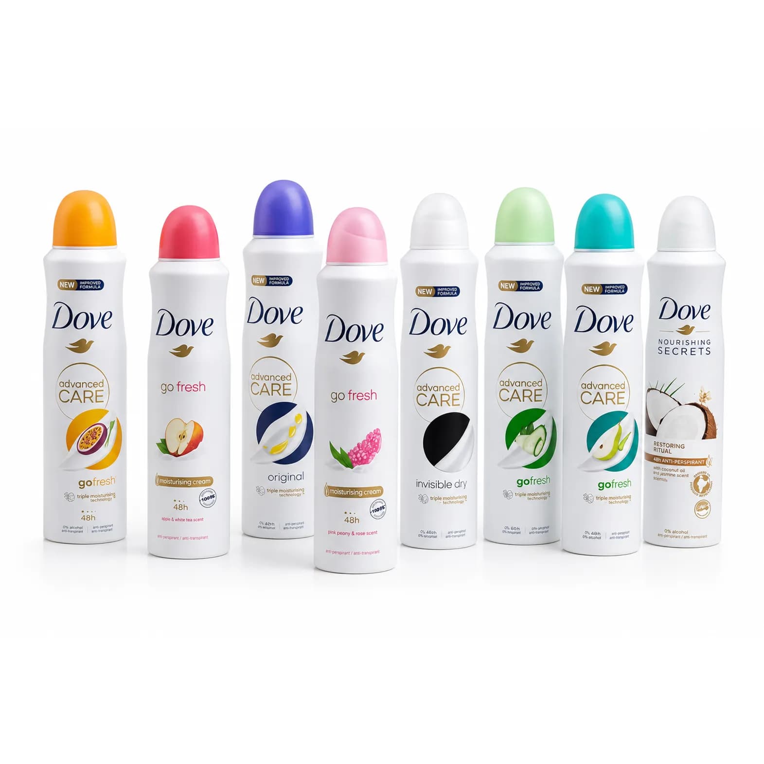 اسپری ضد تعریق داو Dove (UK) حجم 250 میل | تعداد 12 عددی — تصویر ۲