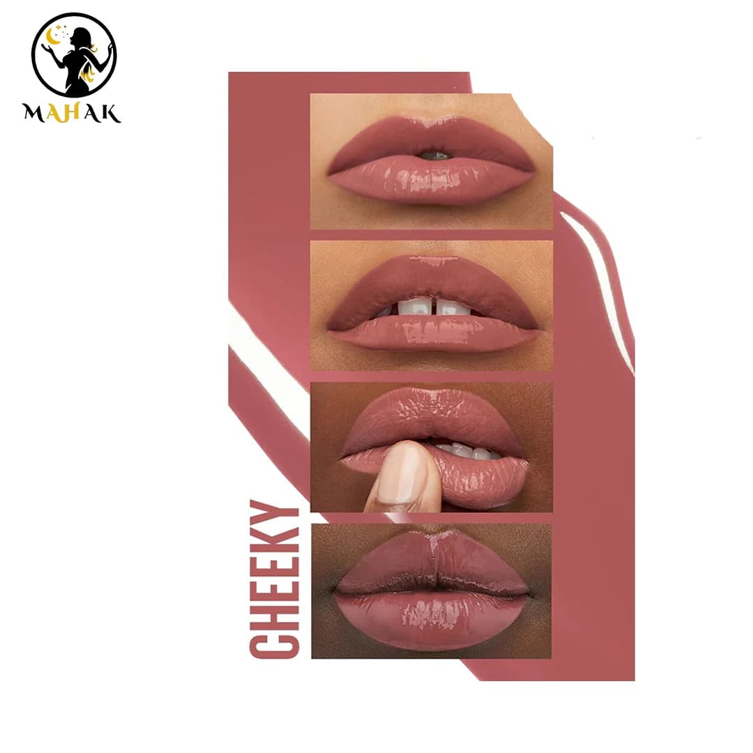 رژ لب مایع براق میبلین سوپر استی مدل VINYL INK شماره 35 رنگ CHEEKY — تصویر ۵