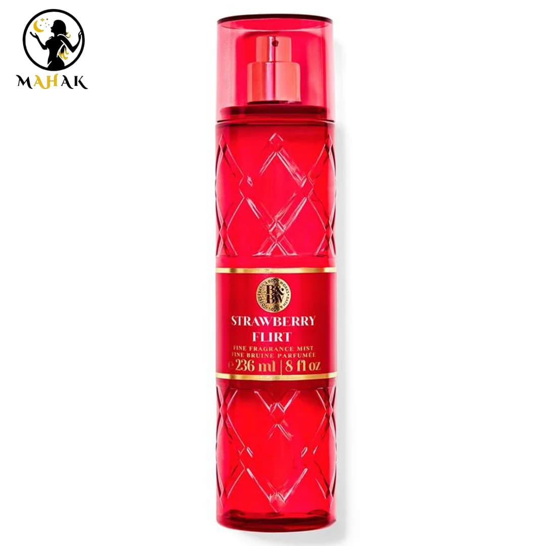 بادی اسپلش ( میست ) بث اند بادی استراوبری فلیرت body mist Bath & Body works Strawberry Flirt — تصویر ۲