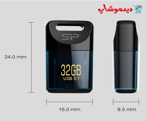 فلش مموری 32 گیگابایت سیلیکون پاور Jewel J06 USB 3.1 — تصویر ۱۱