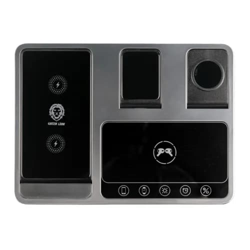 شارژر وایرلس چهار کاره گرین لاین مدل 4in1 Wireless Charging Station 15W — تصویر ۵