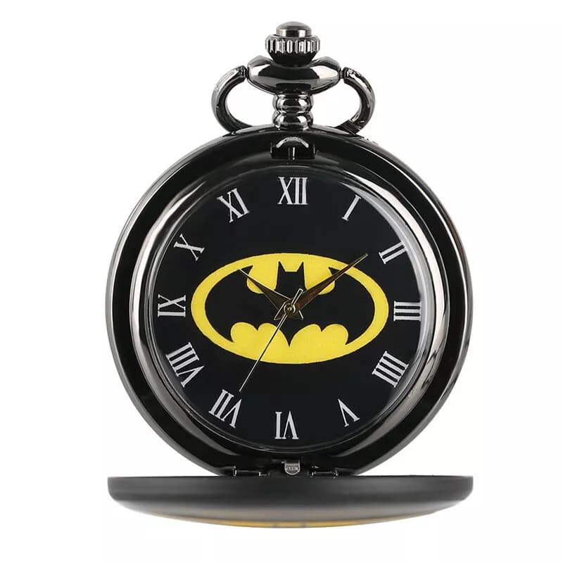 ساعت گردنبندی و جیبی طرح نماد بتمن Batman — تصویر ۶