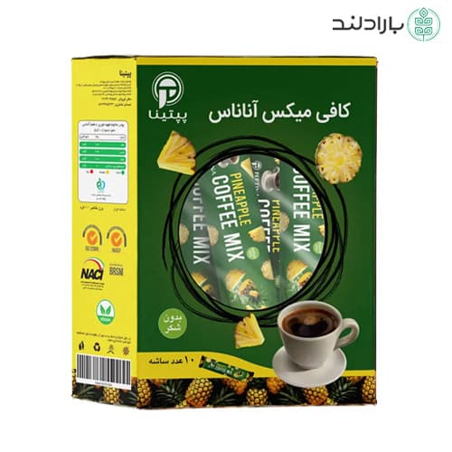 کافی میکس آناناس بدون قند پپتینا (شیرین شده با استویا)