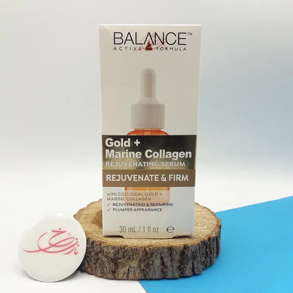 سرم کلاژن طلا بالانس BALANCE جوانساز و لیفتینگ پوست حجم 30 میلی لیتری (های کپی) — تصویر ۵