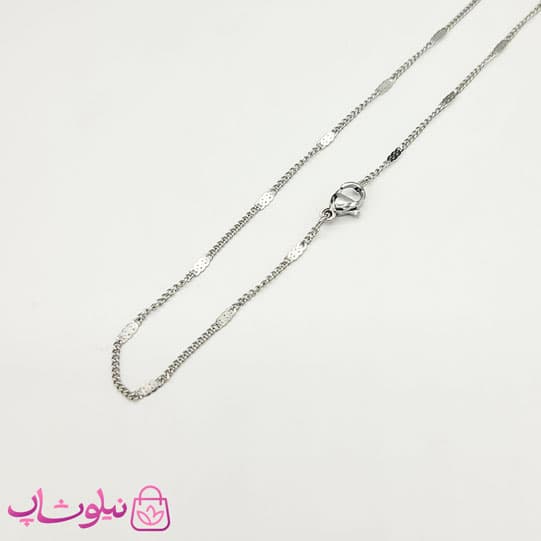 زنجیر گردنبند دخترانه استیل و طرحدار