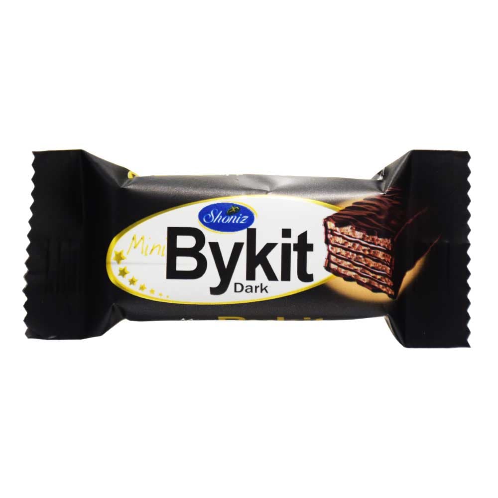 ویفر با روکش شکلات تلخ و کرم شکلات بایکیت BYKIT مینی وزن 11 گرم