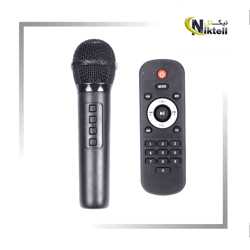 اسپیکر قابل حمل و بلوتوثی (همراه با میکروفون) مدل ZQS-8210s — تصویر ۹