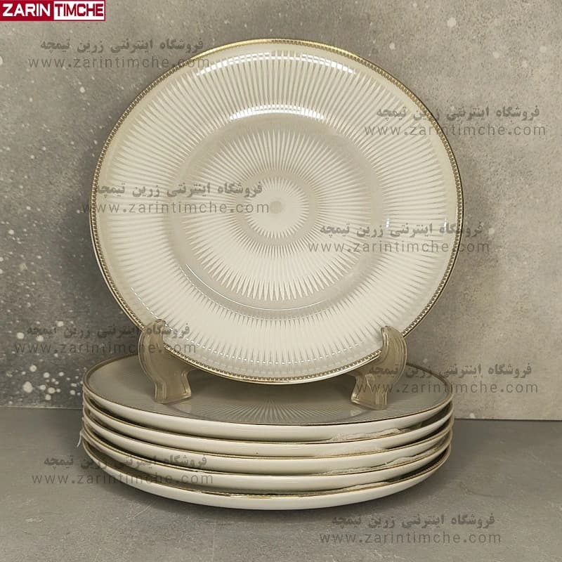 پیش دستی میوه خوری چینی لورین قالب کوئین مدل دالاهو — تصویر ۴