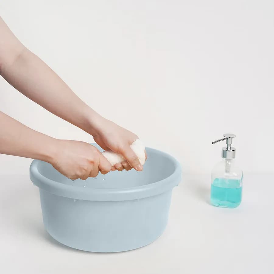 ست 3 تکه سطل درب دار ایکیا PEPPRIG، خاکستری/آبی — تصویر ۷
