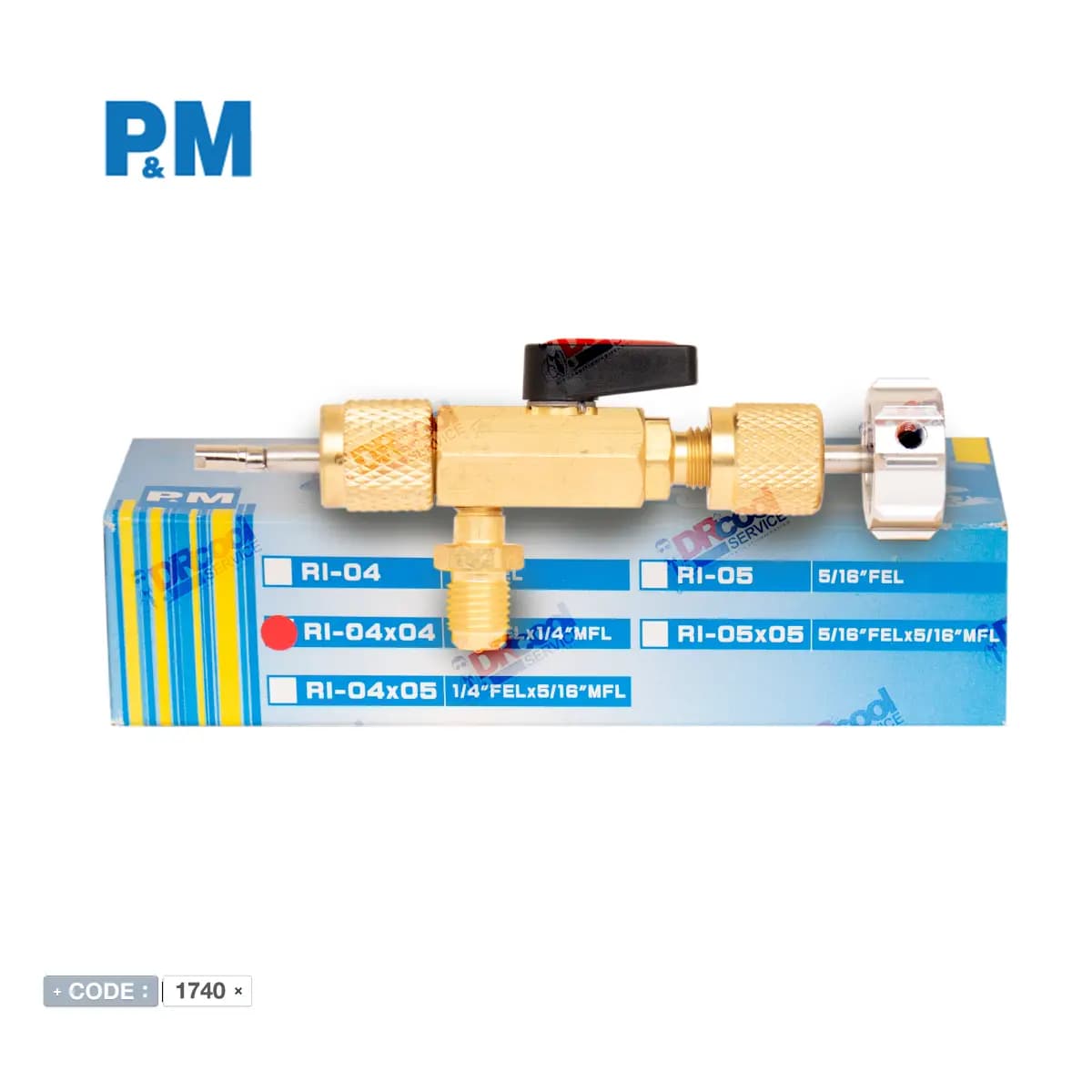 سوزن باز كن پی ام p&m شیر سرویس کولر گازی — تصویر ۵