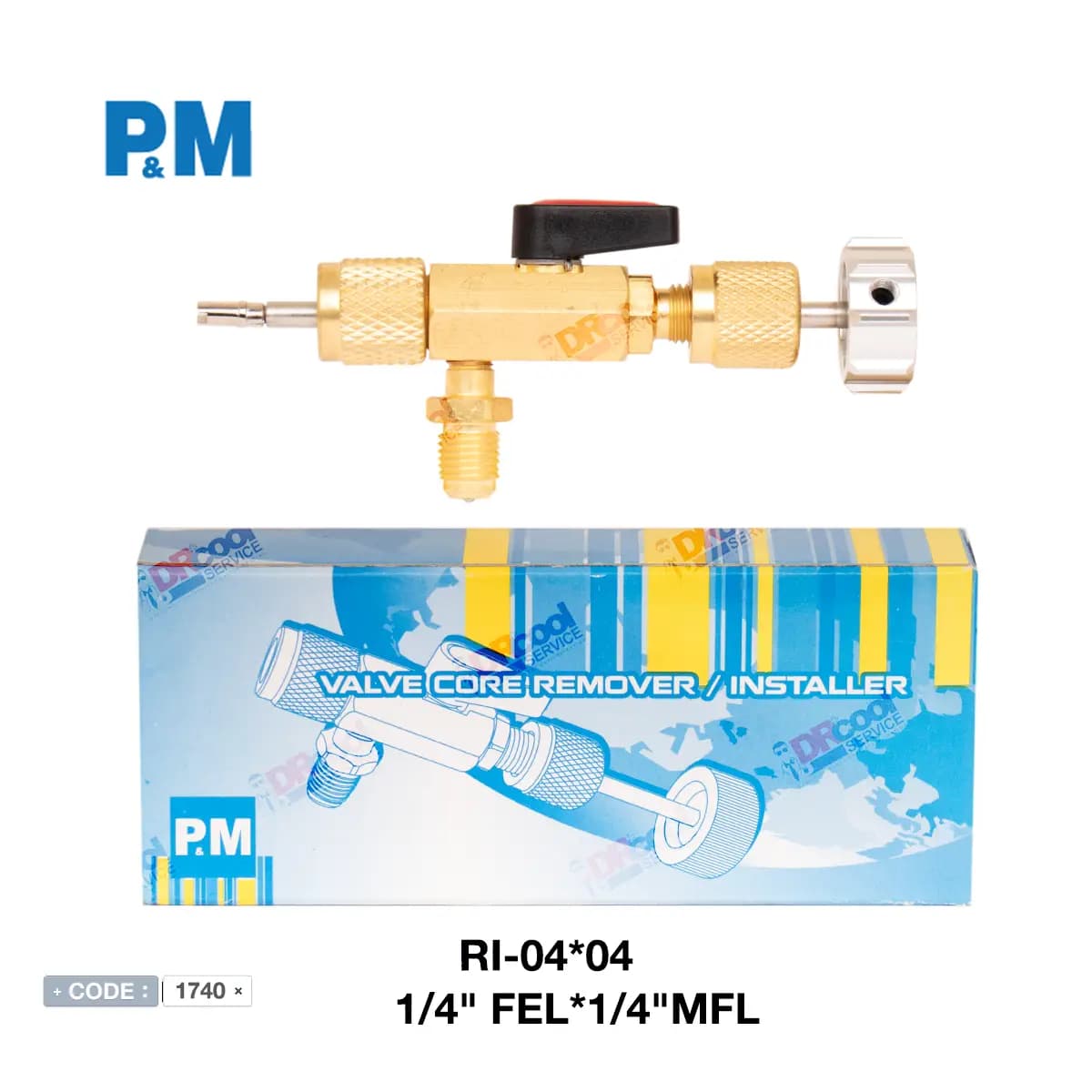 سوزن باز كن پی ام p&m شیر سرویس کولر گازی — تصویر ۶