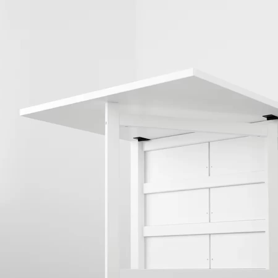 میز تاشو ناهارخوری ایکیا NORDEN سفید، 26/89/152×80 سانتیمتر — تصویر ۴