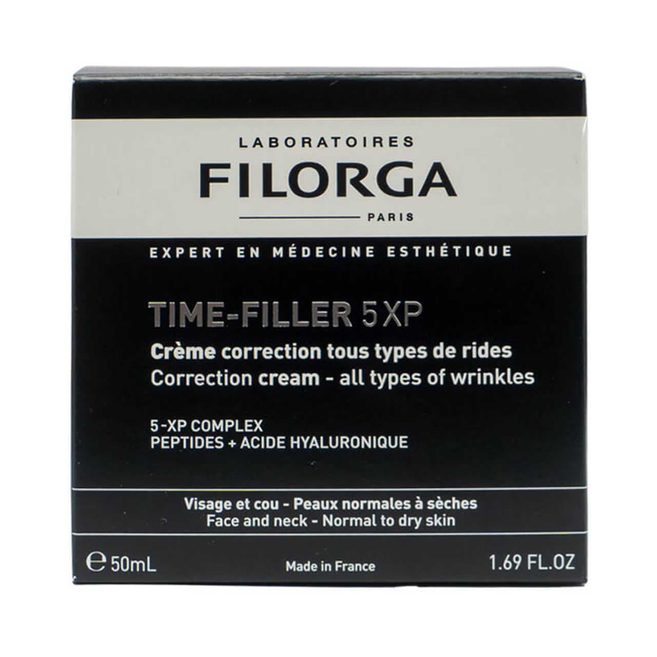 کرم ضدچروک قوی فیلورگا مدل Time-Filler 5XP مناسب پوست نرمال تا خشک حجم 50 میل — تصویر ۳