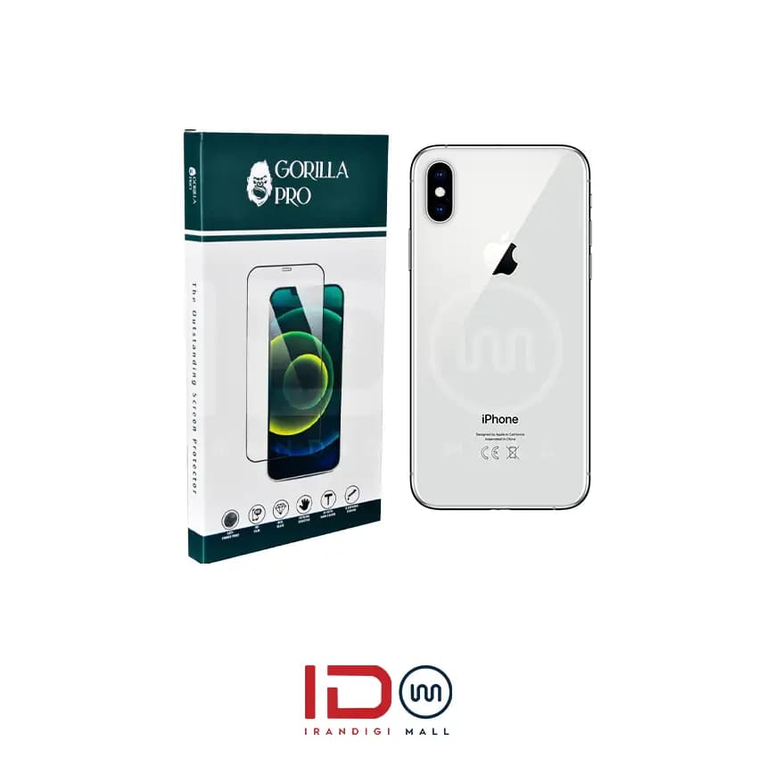 گلس و محافظ هیدروژلی (شفاف) بدنه گوشی اپل مدل iPhone XS Max — تصویر ۲