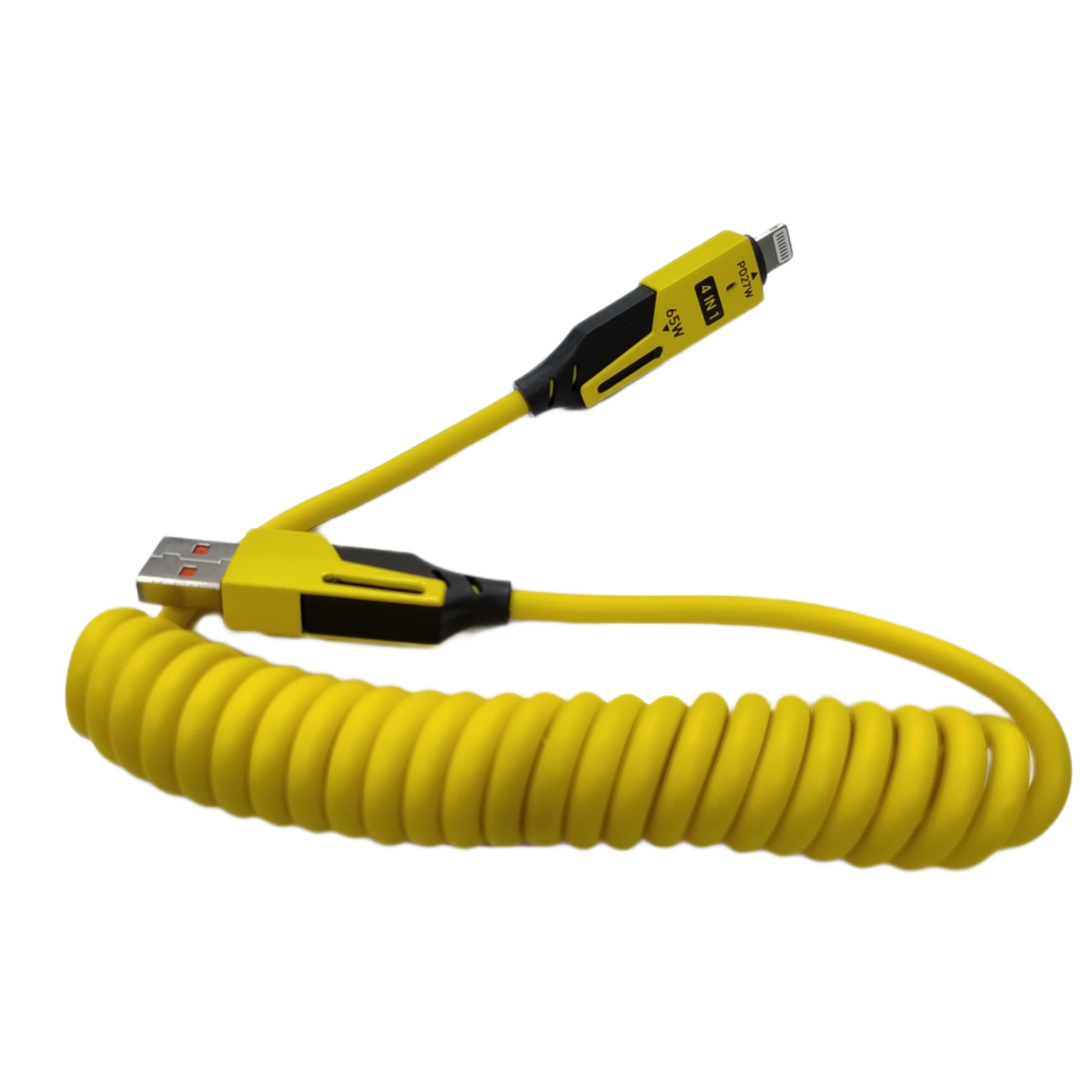 کابل فست شارژ چند کاره مدل SPRING DATA CABLE 4-IN-1 — تصویر ۴