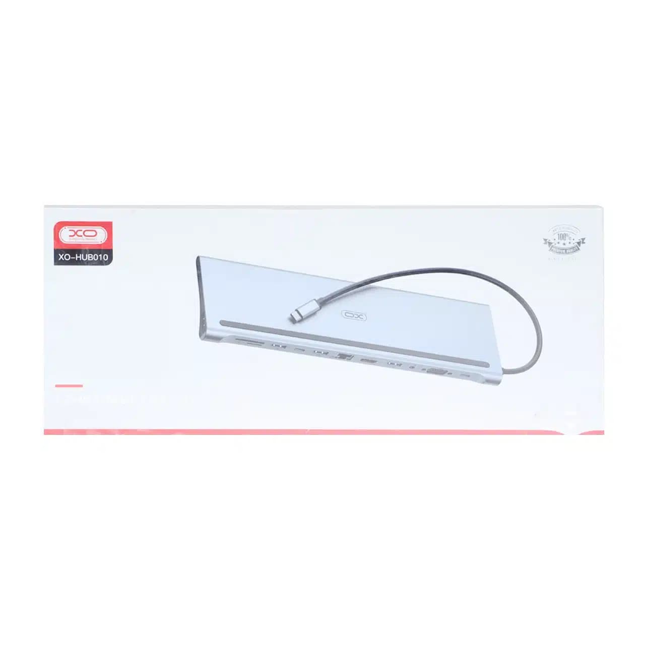 هاب 12 پورت XO Type-C ایکس او مدل XO-HUB010 – نقره ای — تصویر ۶