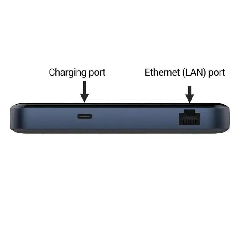 مودم سیمکارتی 4G/5G/TDLTE جیبی مدل ZTE MU5001 STC با پورت شبکه و قابلیت آنتن خارجی — تصویر ۷