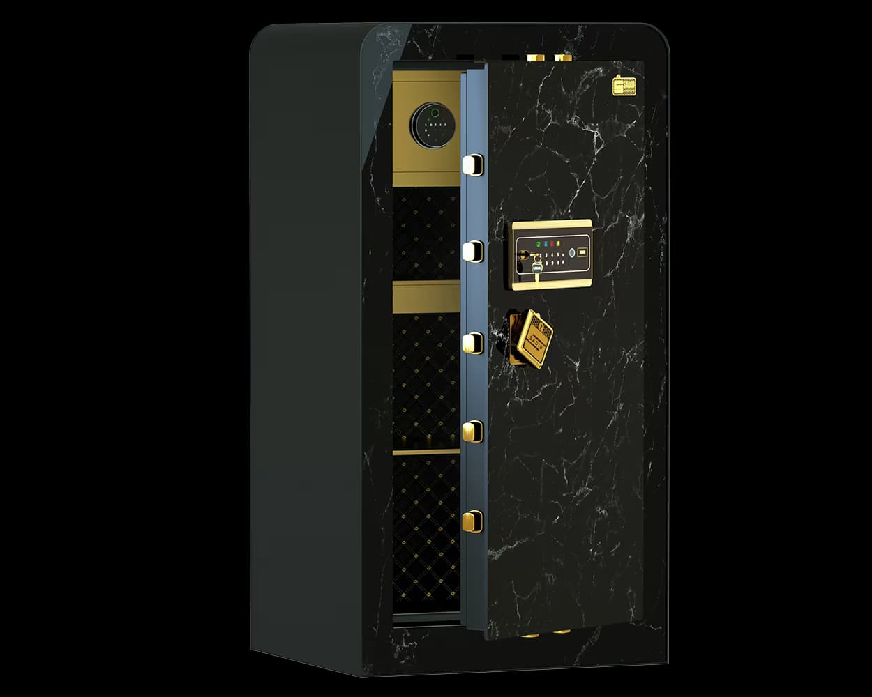 گاوصندوق خانگی ضدسرقت لاکچری و نسوز اثرانگشتی مدل 1000 LF Elite
