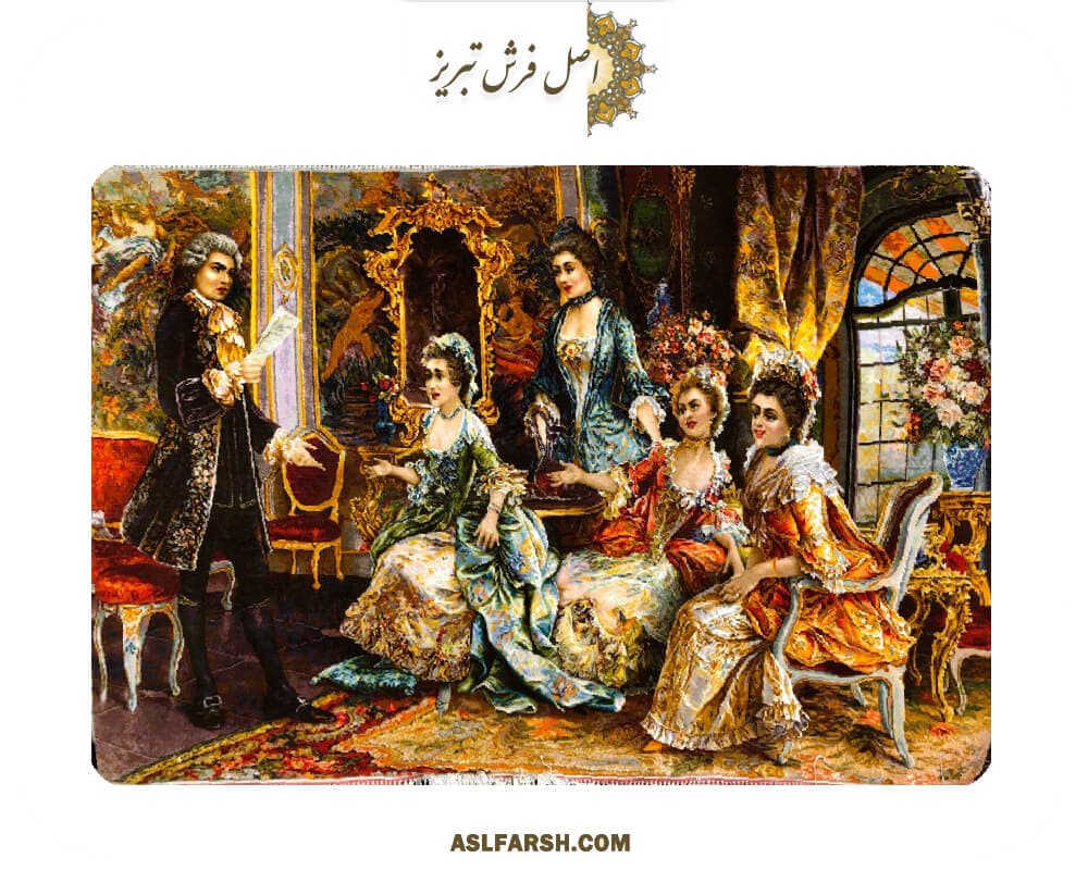 تابلو فرش دستباف شاعر جوان جدید
