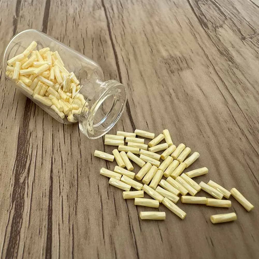 ملیله پیچ 7 میل سفید استخوانی مدل Fgb بسته 5 گرمی — تصویر ۲