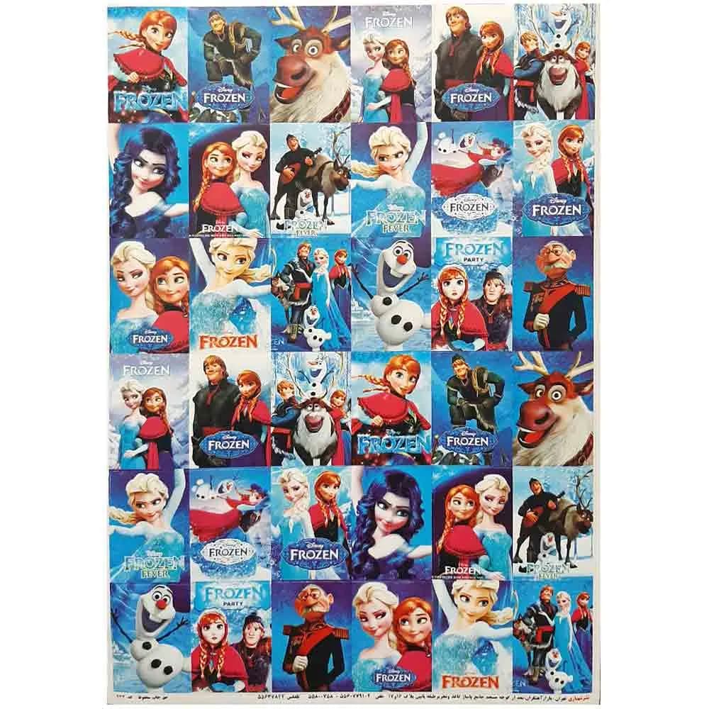 برچسب فانتزی دخترانه طرح فروزن Frozen — تصویر ۲