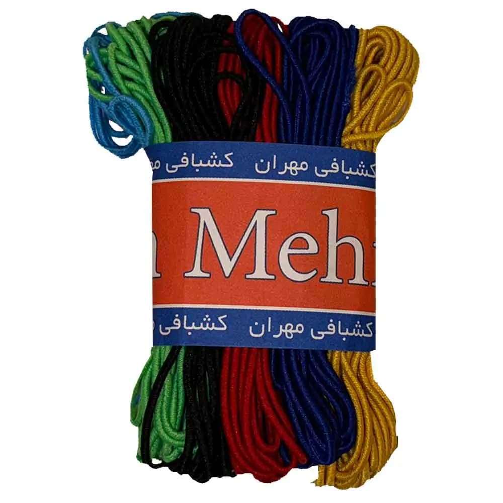کش قیطان نازک رنگی بسته 10 عددی — تصویر ۲