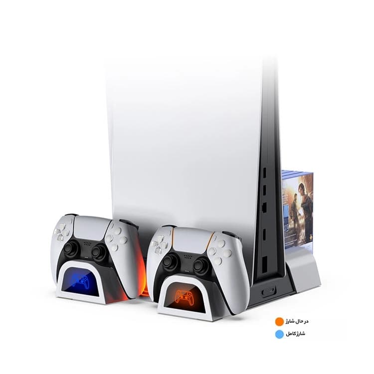 استند شارژر چند منظوره دابی Dobe TP5-3536B برای PS5 Slim — تصویر ۶