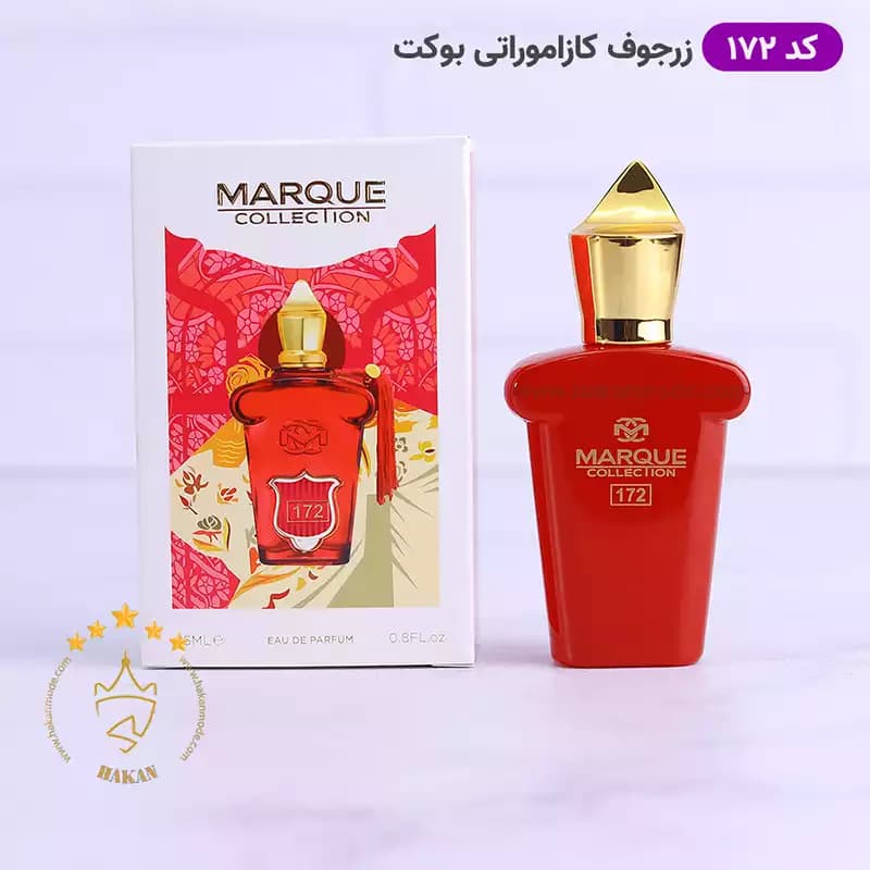 ادکلن مینیاتوری کازاموراتی قرمز 172 مارکویی 25 میل | Marque Collection Casamorati Bouquet Ideale — تصویر ۵