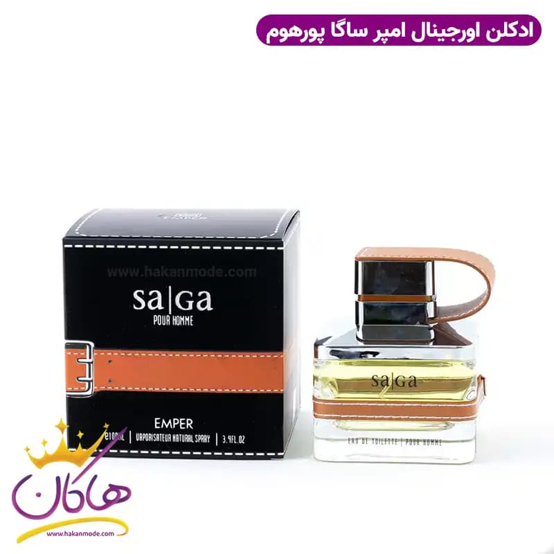 عطر ادکلن ساگا مشکی امپر ۱۰۰ میل — تصویر ۲