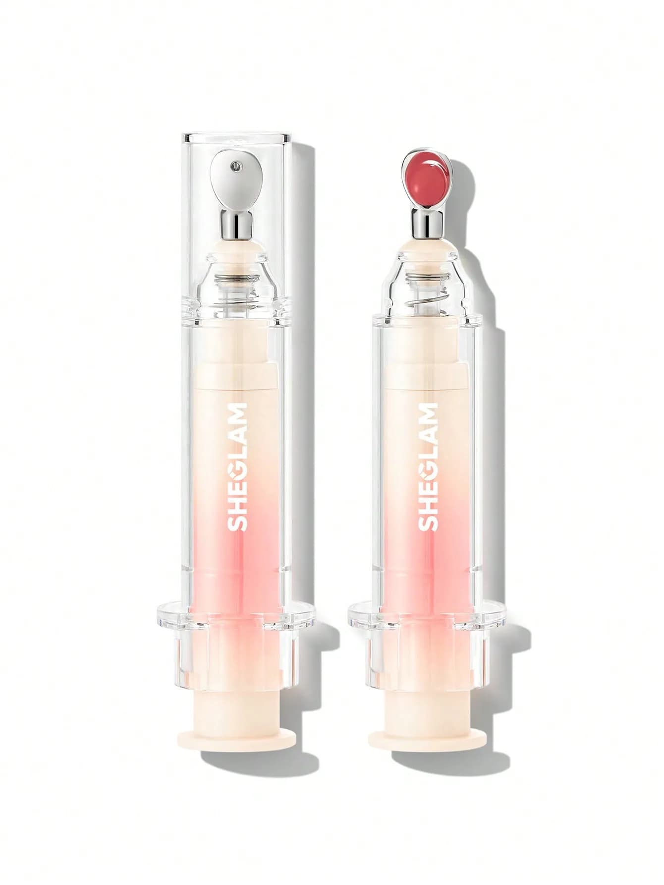 لیپ گلاس حجم دهنده شیگلم Sheglam مدل Booster Shine رنگ Pink Flamingo — تصویر ۲