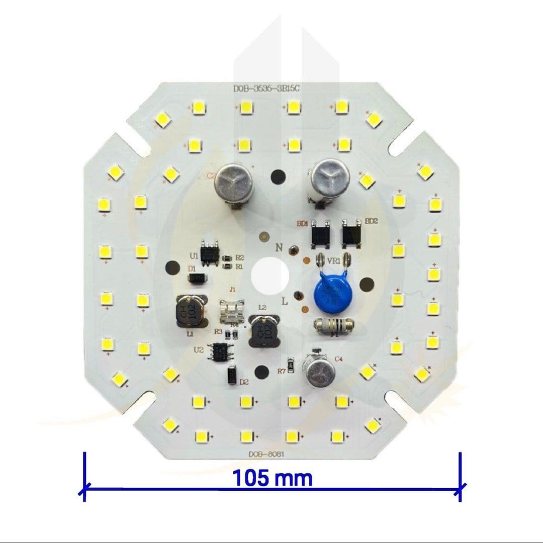 چیپ 100 وات مربع برند +DOB برق مستقیم DOB 100w — تصویر ۳
